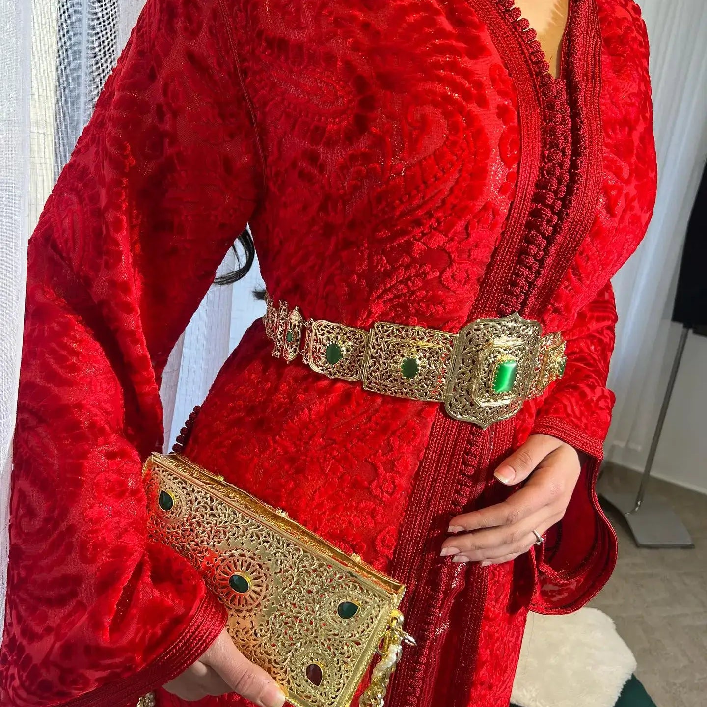 Caftan Moderne Rouge - My Caftan