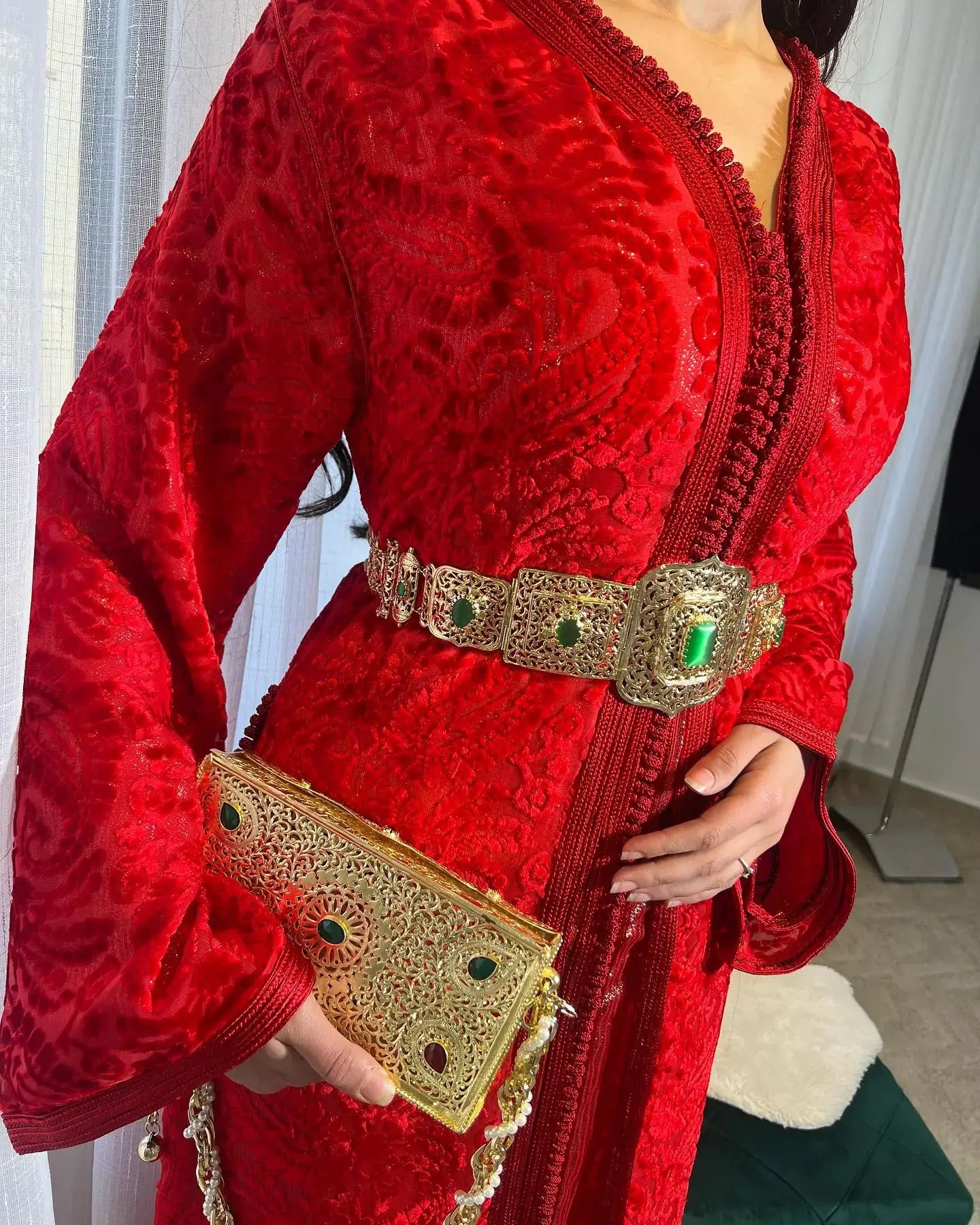 Caftan Moderne Rouge - My Caftan