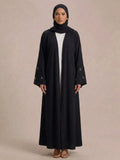 Abaya Noir Simple