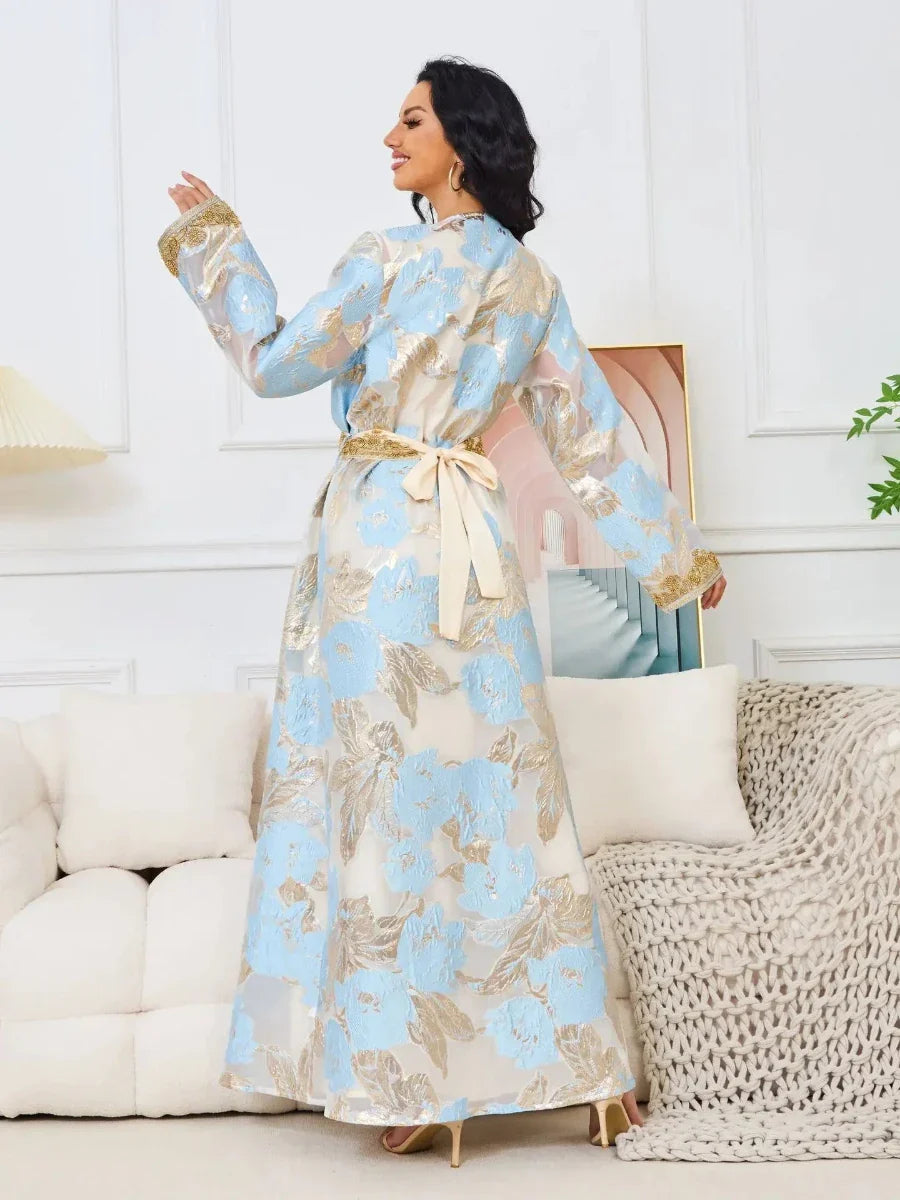 Caftan Blanc Argenté