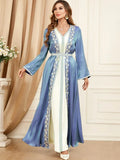 Caftan Blanc et Bleu