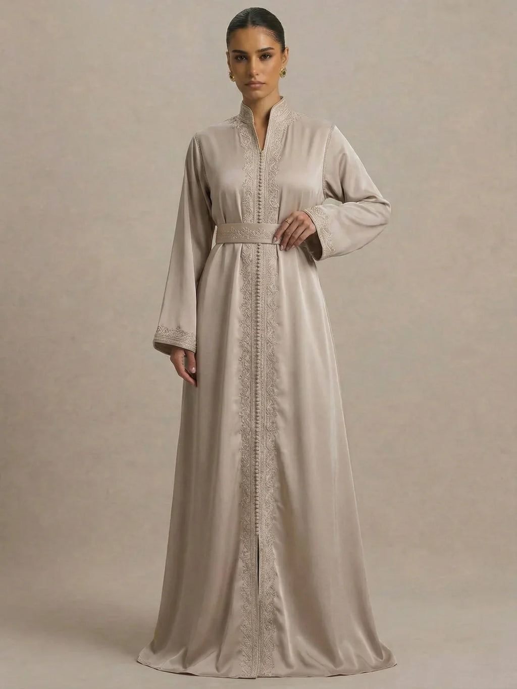 Caftan Blanc Simple