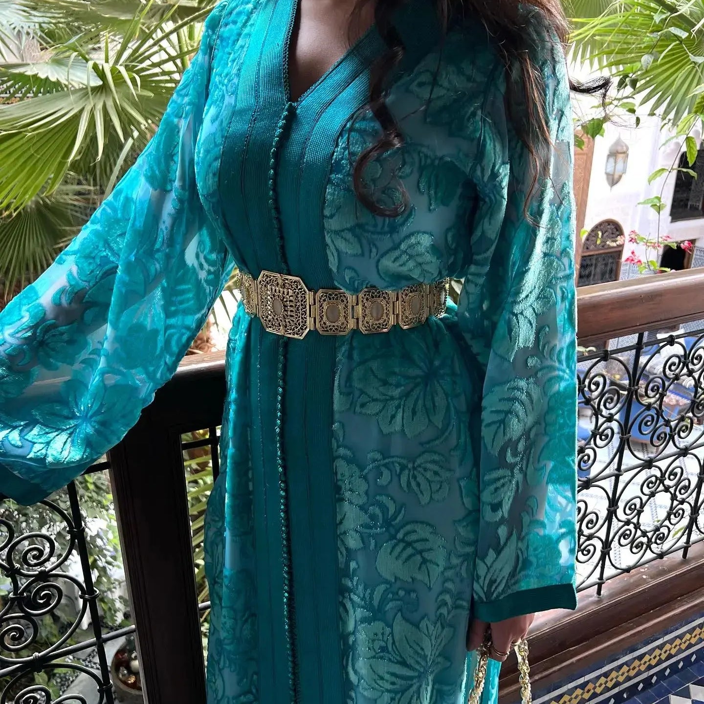 Caftan Bleu Ciel - My Caftan