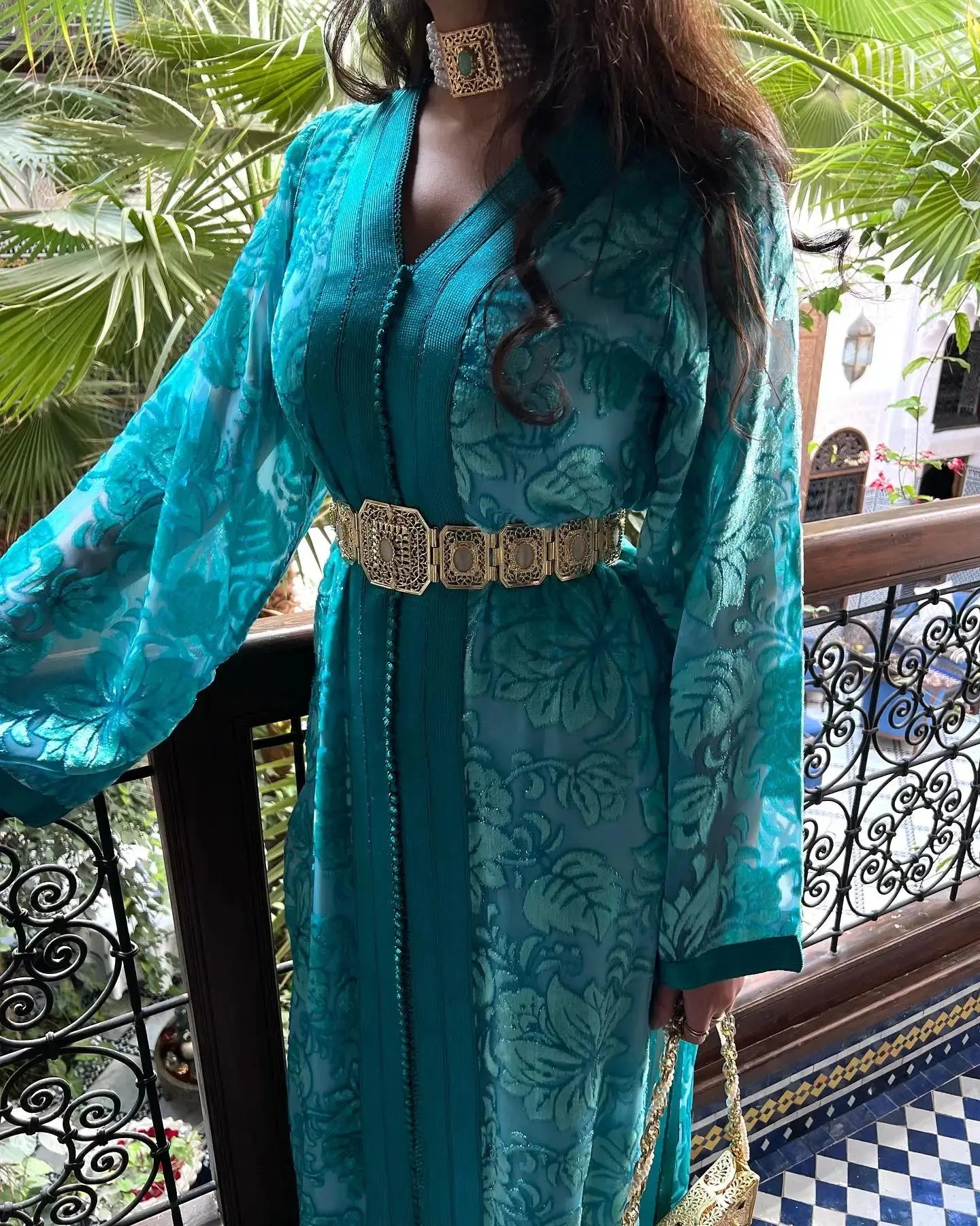 Caftan Bleu Ciel - My Caftan