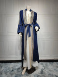 Caftan Bleu et Argenté