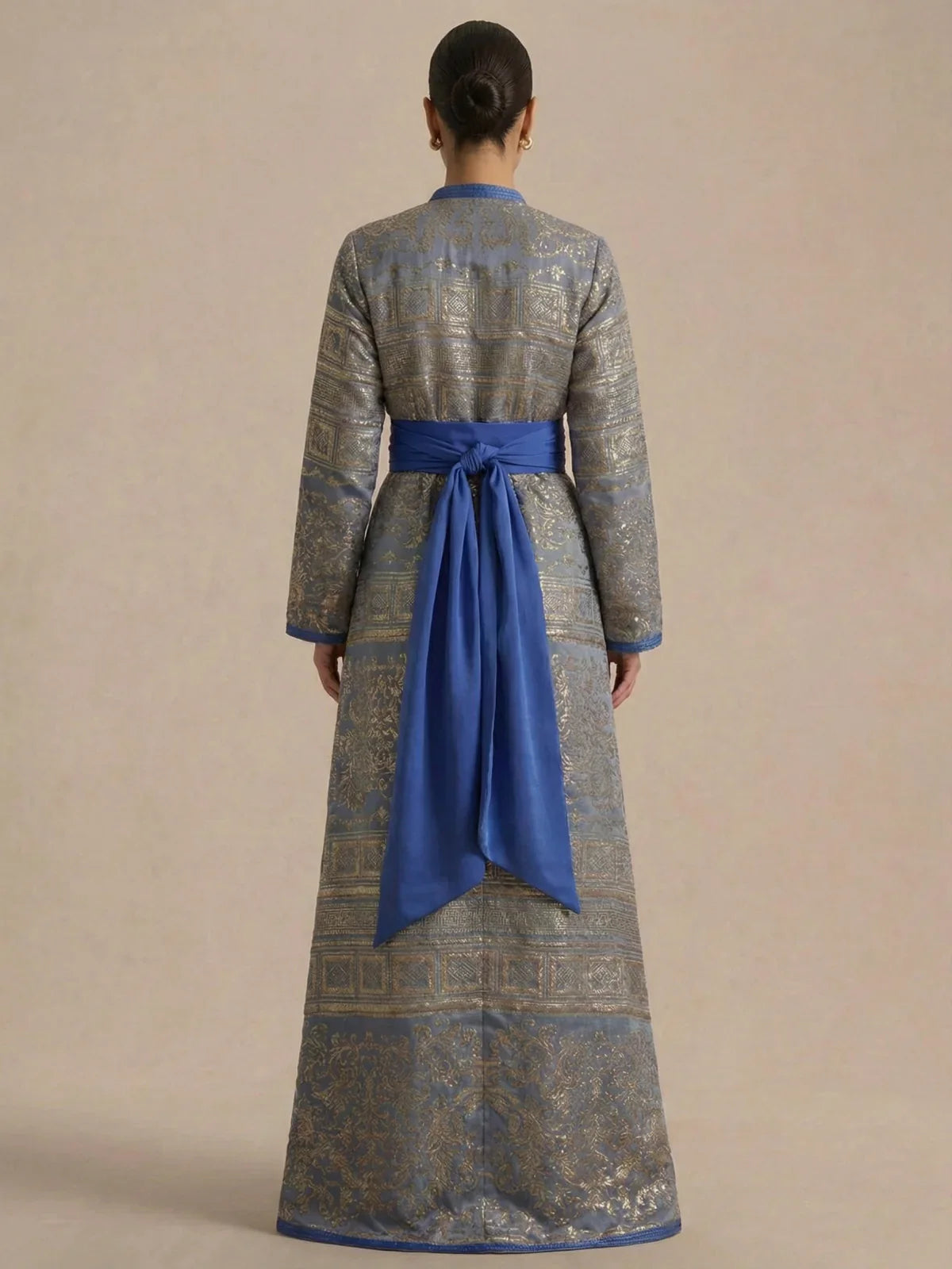 Caftan Bleu Simple