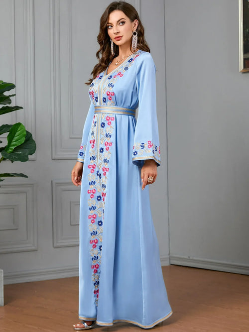 Caftán Azul Turquesa