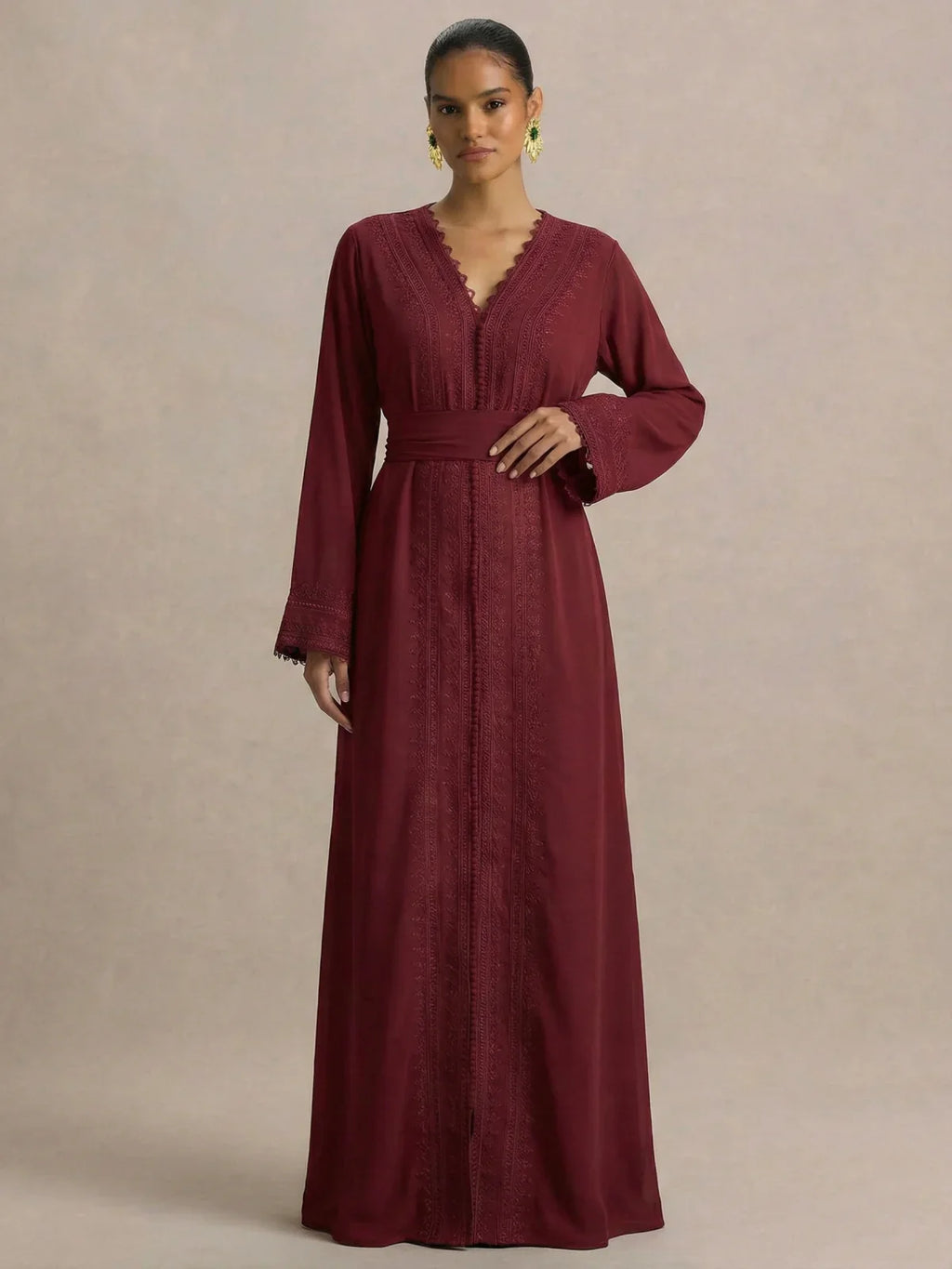 Caftan Bordeaux