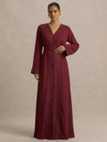 Caftan Bordeaux