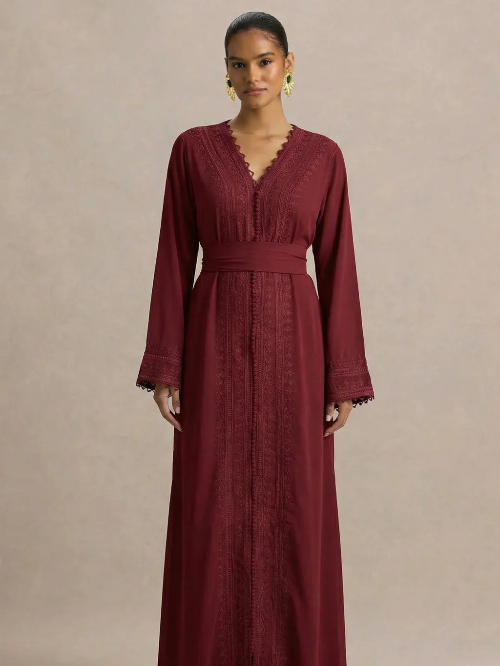 Caftan Bordeaux