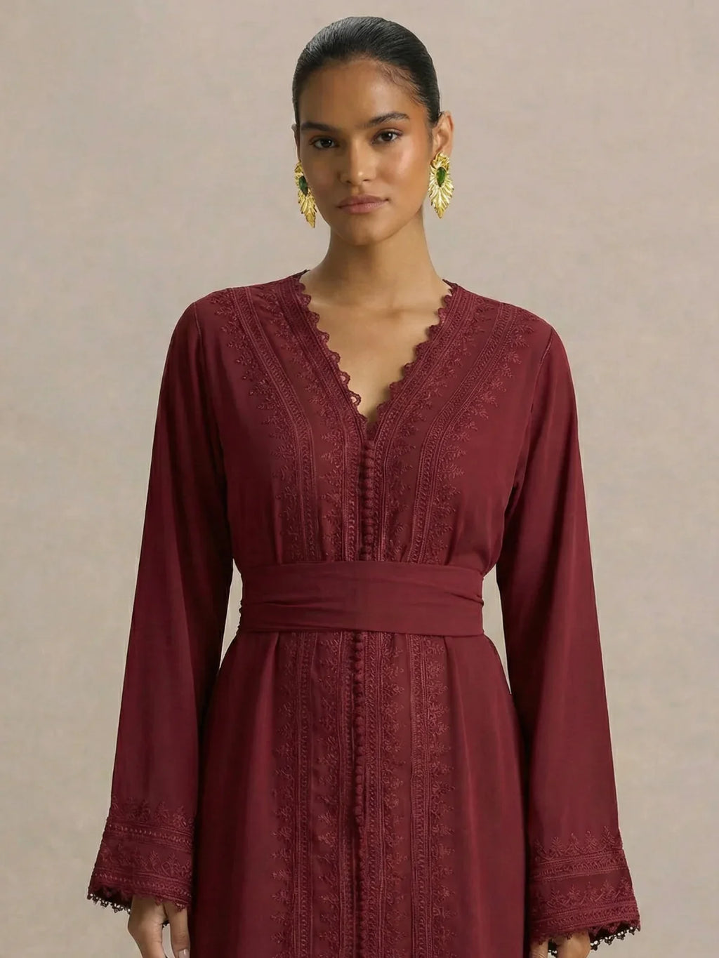 Caftan Bordeaux