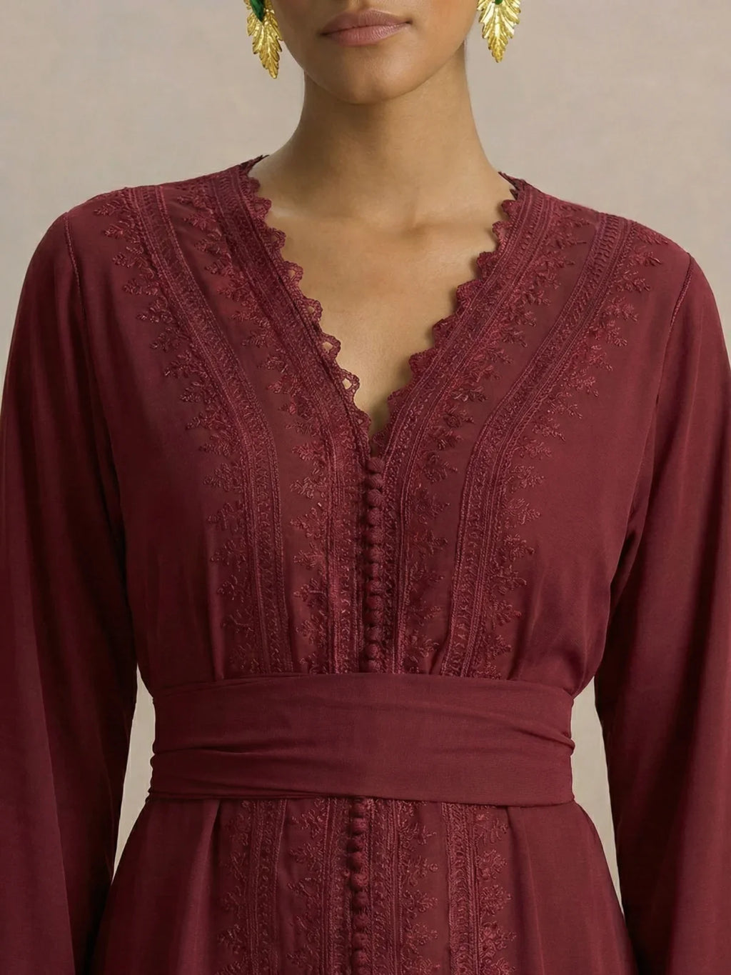Caftan Bordeaux