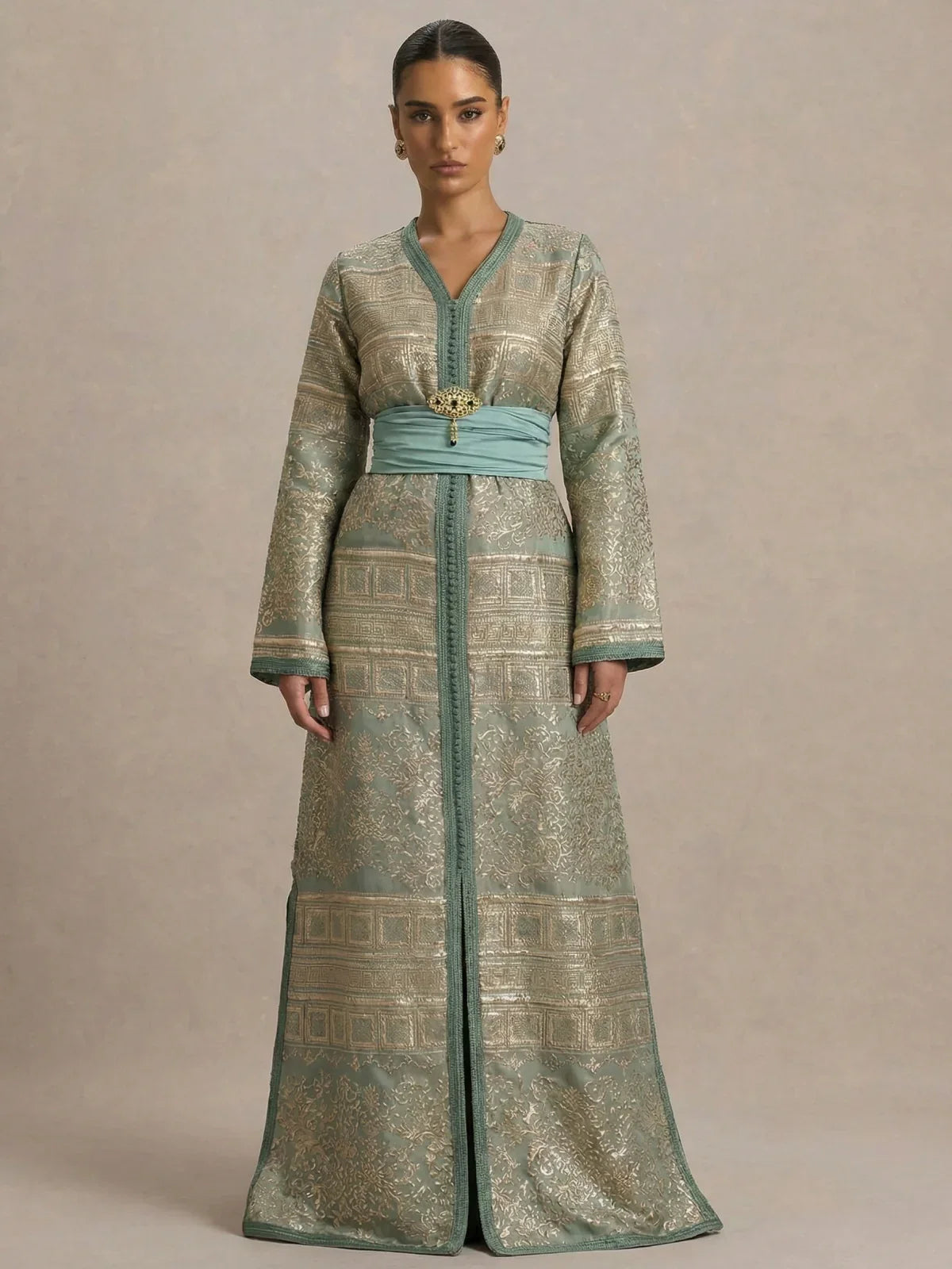 Caftan en Brocard