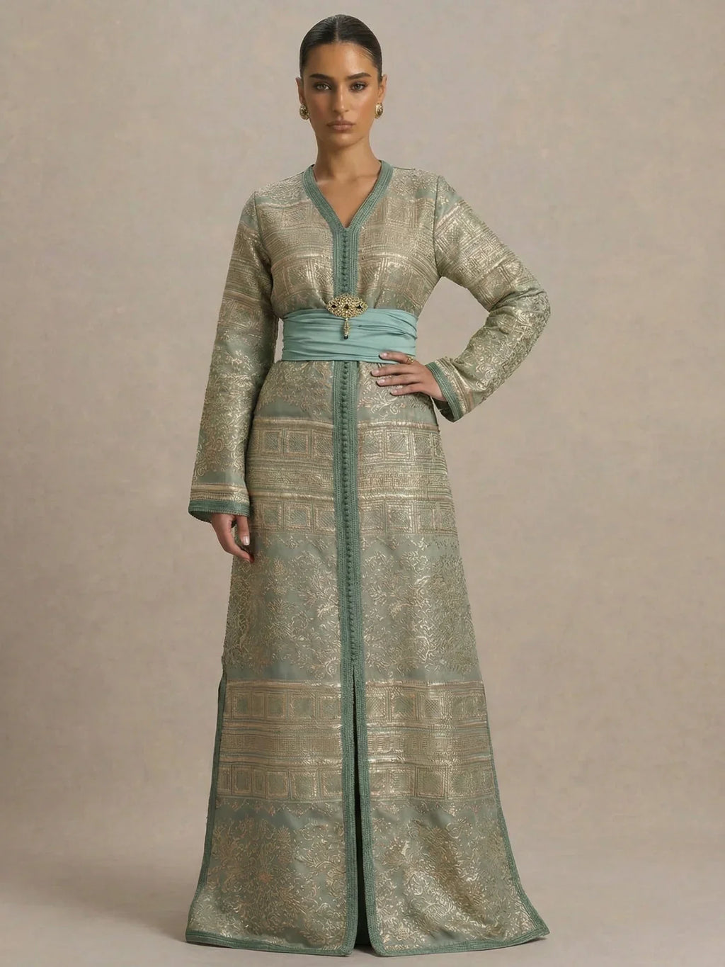 Caftan en Brocard
