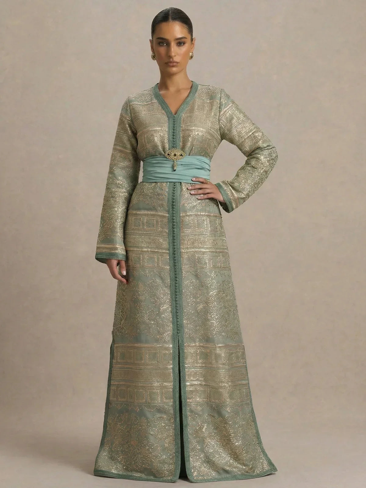 Caftan en Brocard