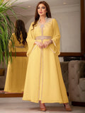 Caftan Jaune Pastel