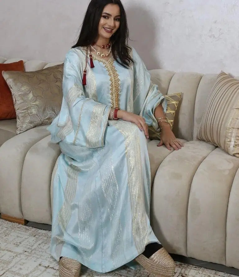 Caftan jawhara bleu - MY CAFTAN