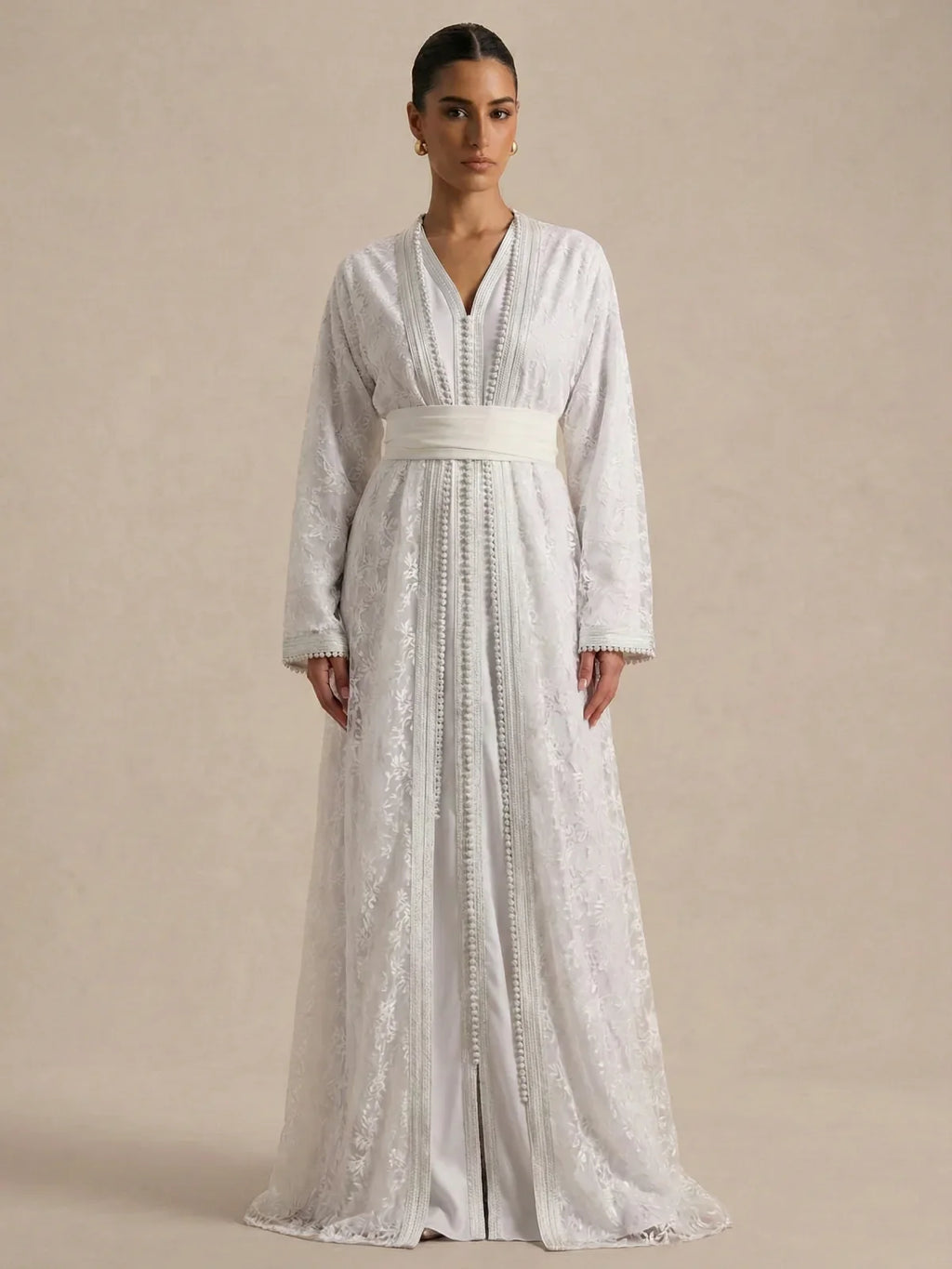 Caftan Mariage Blanc Moderne