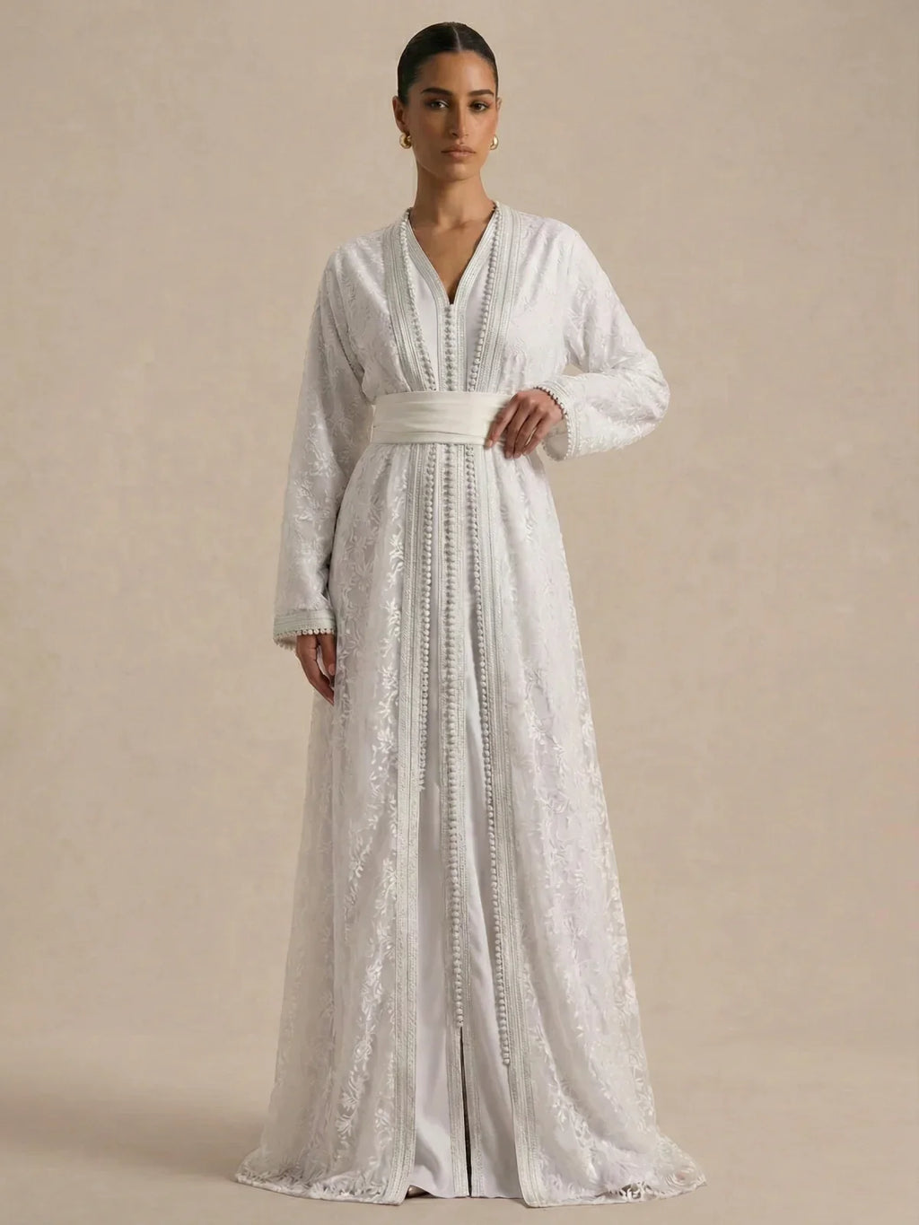Caftan Mariage Blanc Moderne