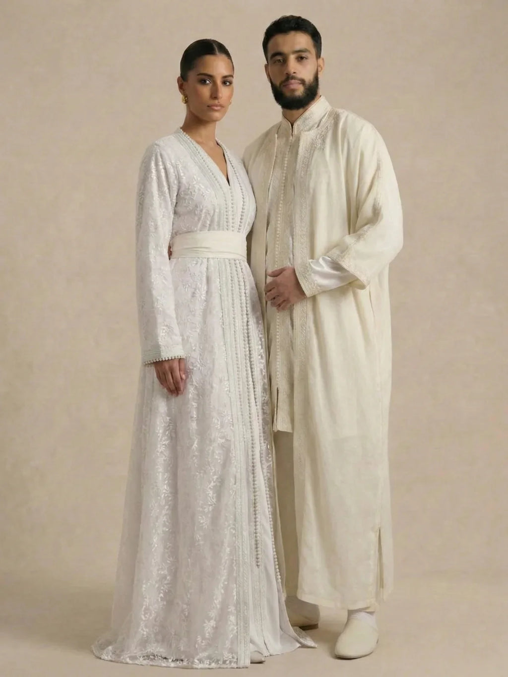 Caftan Mariage Blanc Moderne