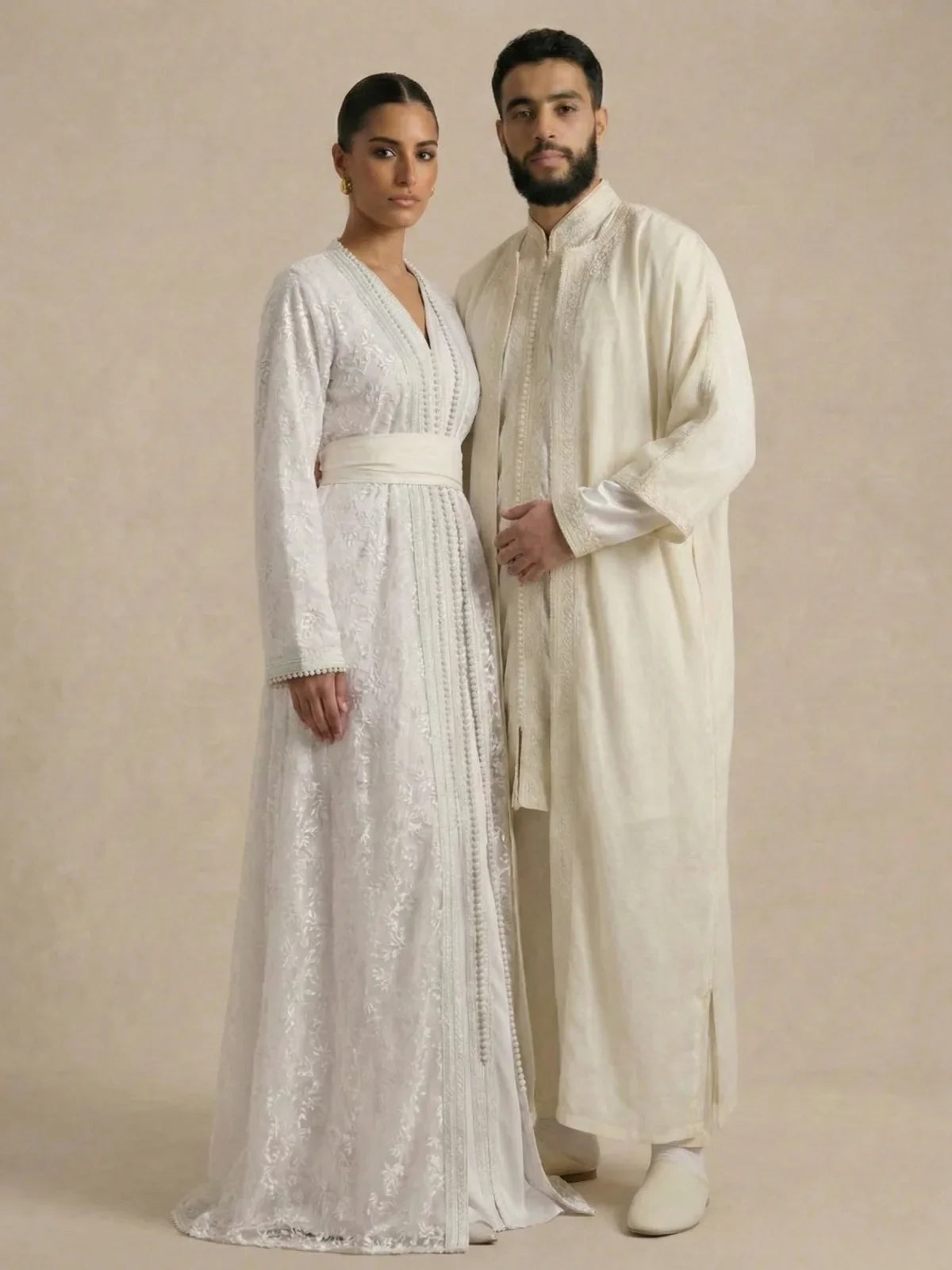 Caftan Mariage Blanc Moderne