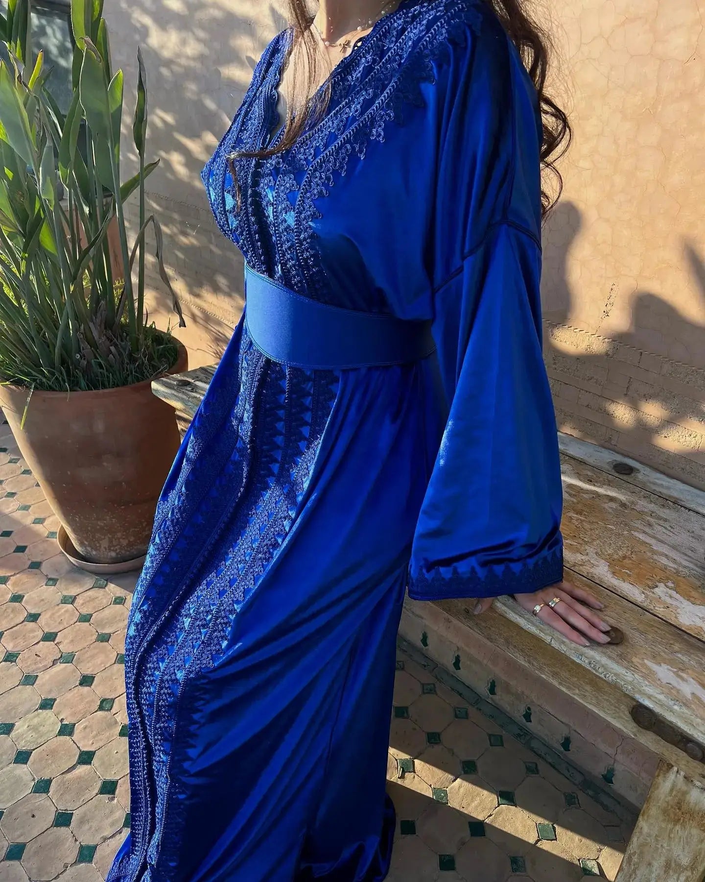 Caftan Marocain Bleu Roi - My Caftan