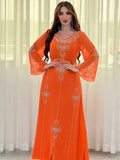 Caftan Marocain Orange