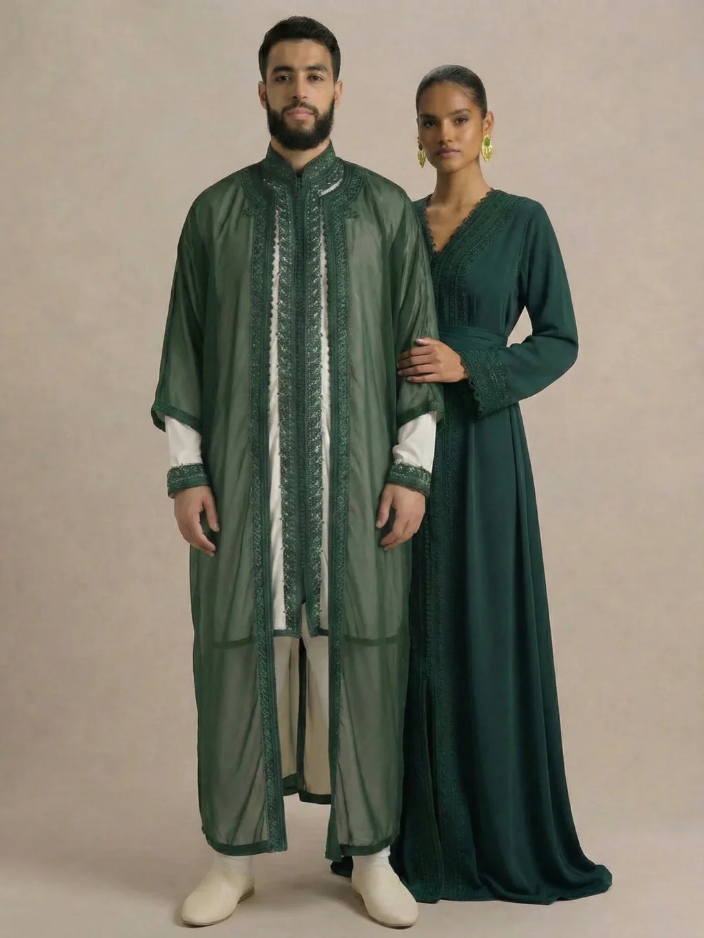 Caftan Marocain Vert