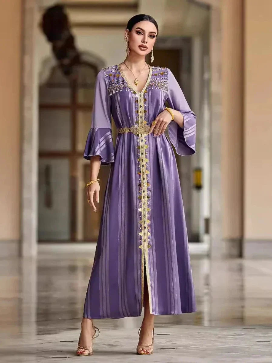 Caftan Marocain Violet