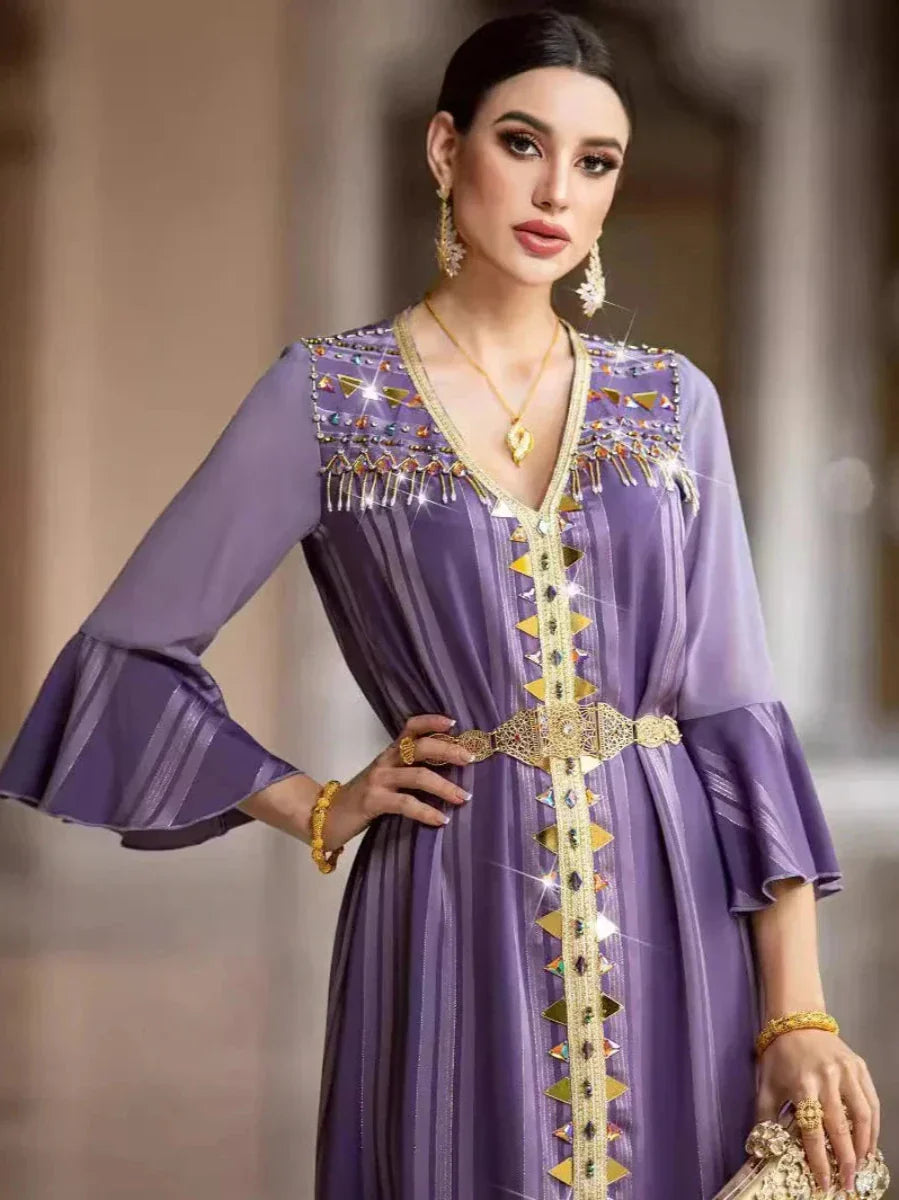 Caftan Marocain Violet