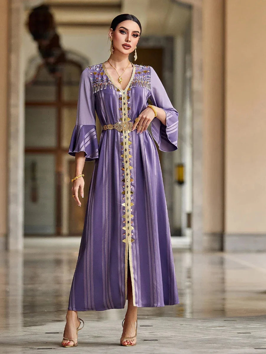 Caftan Marocain Violet