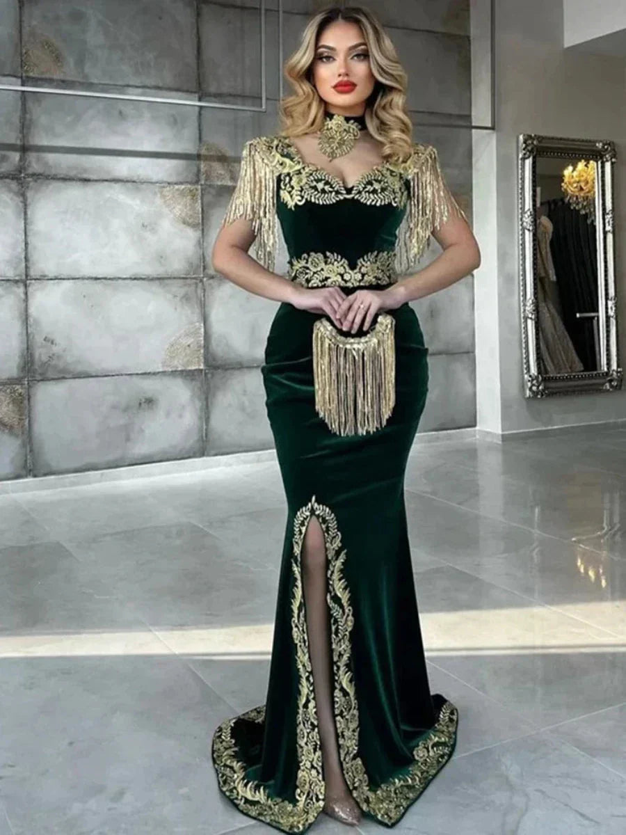 Caftan Noir Velour