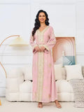 Caftan Rose et Blanc