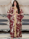 Caftan Rouge et Doré