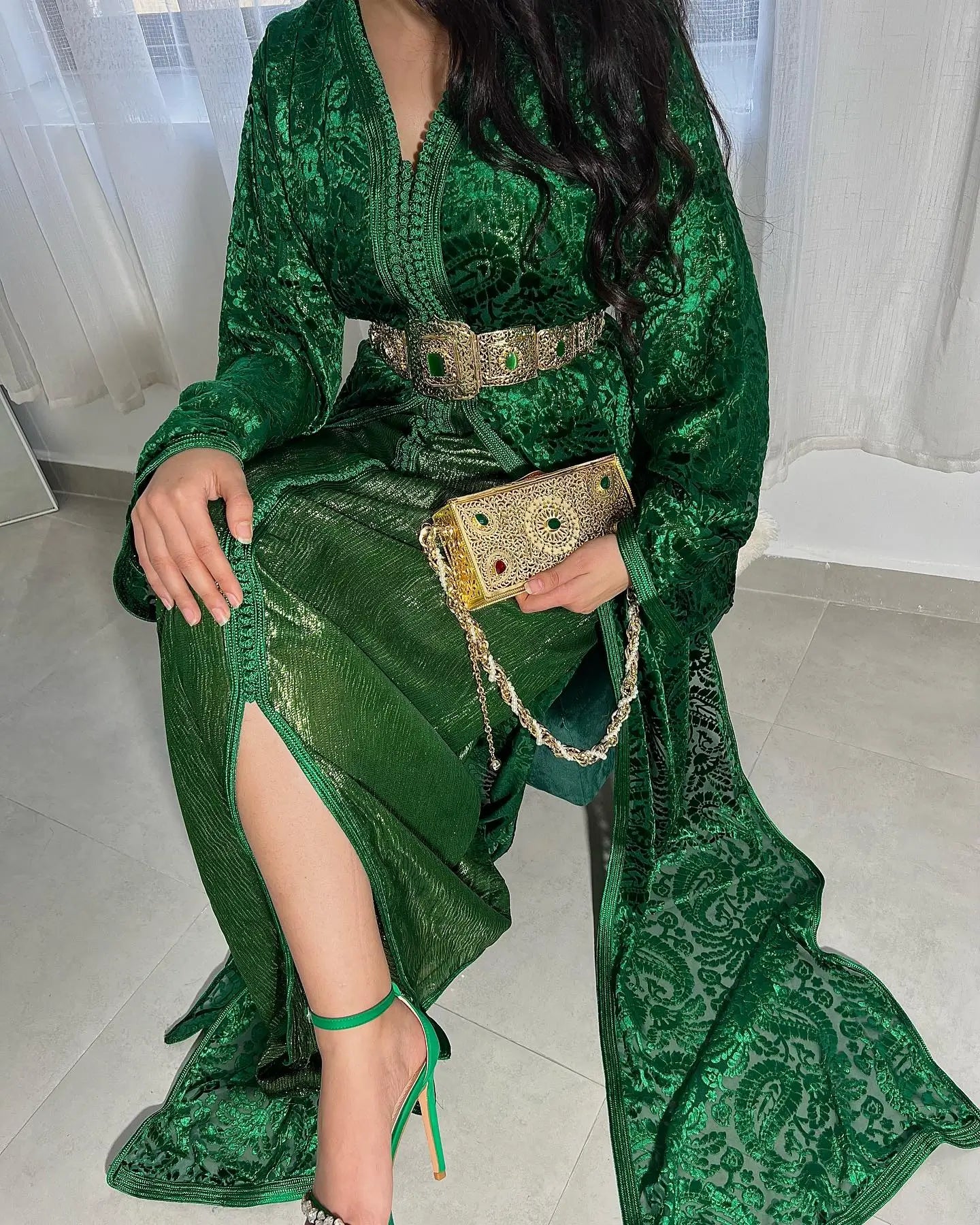 Caftan Vert Royal - My Caftan