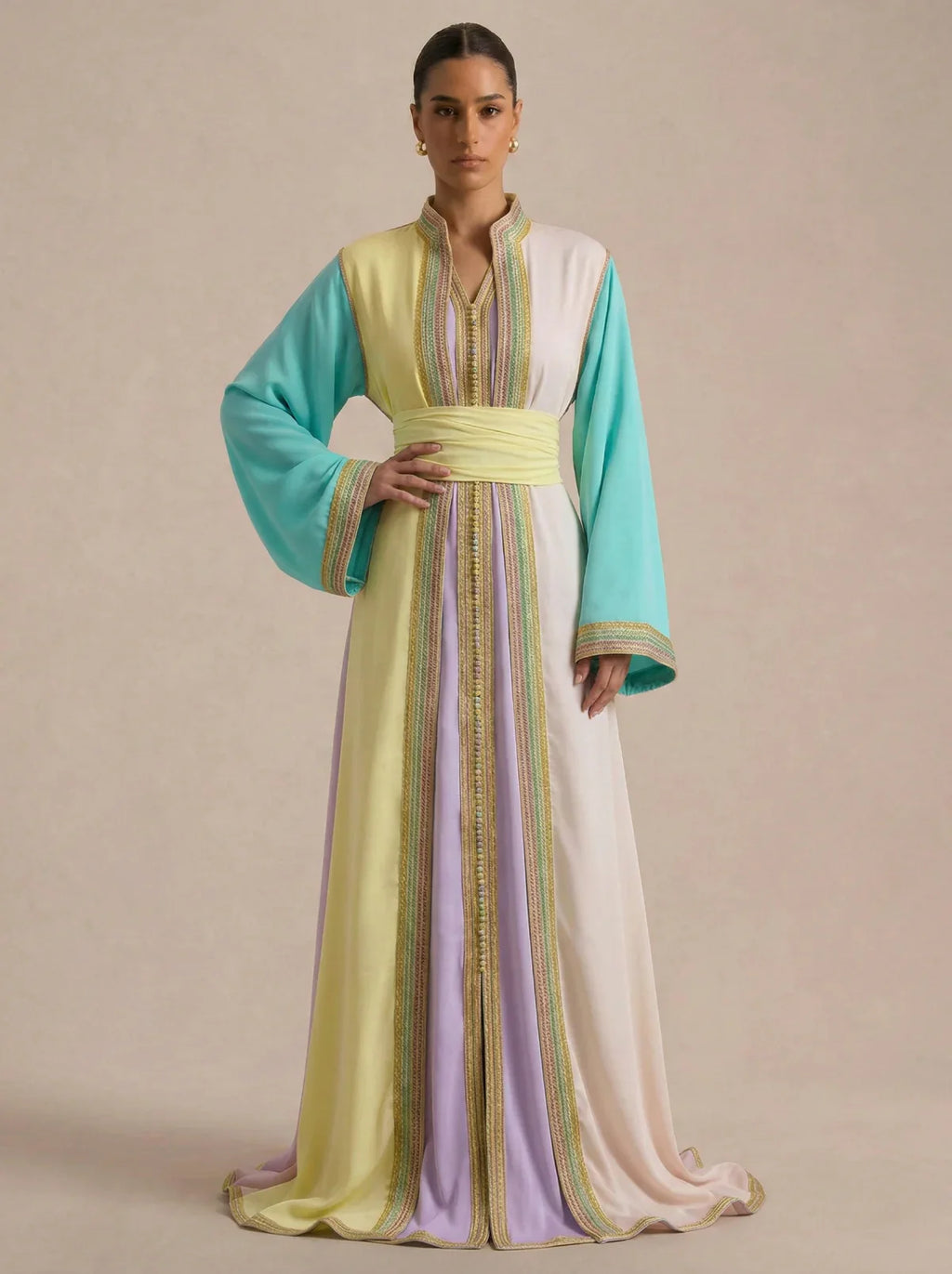 Caftan Violet Pastel
