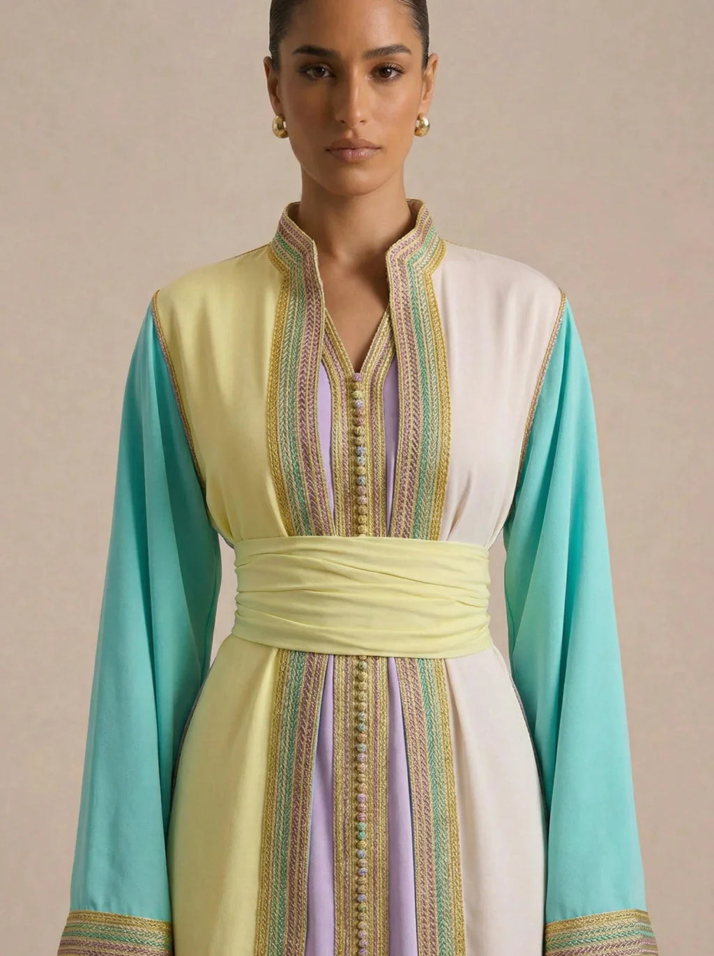 Caftan Violet Pastel