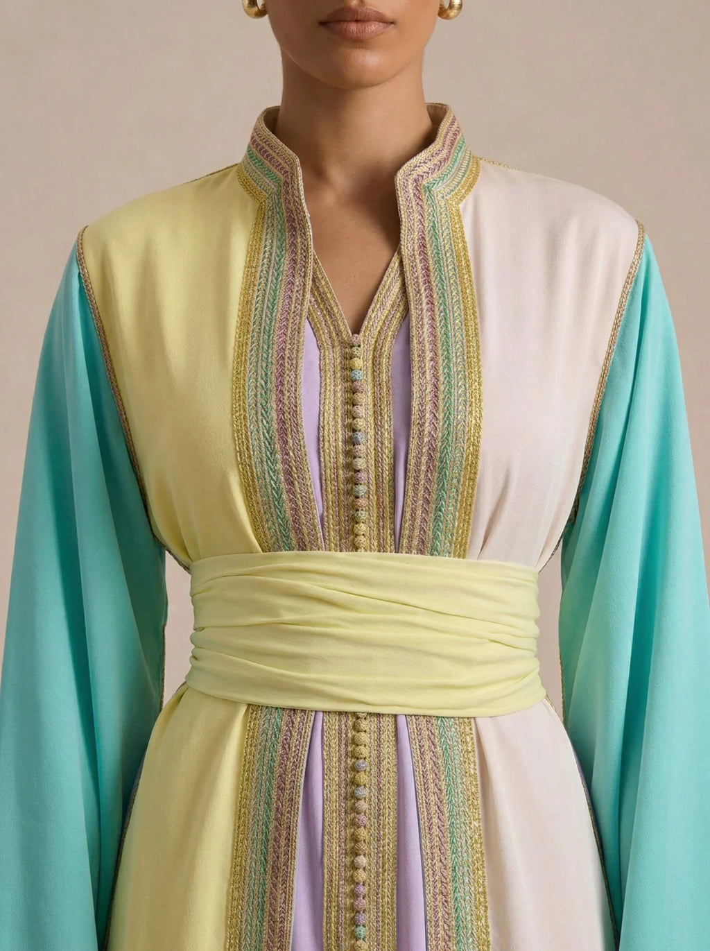 Caftan Violet Pastel