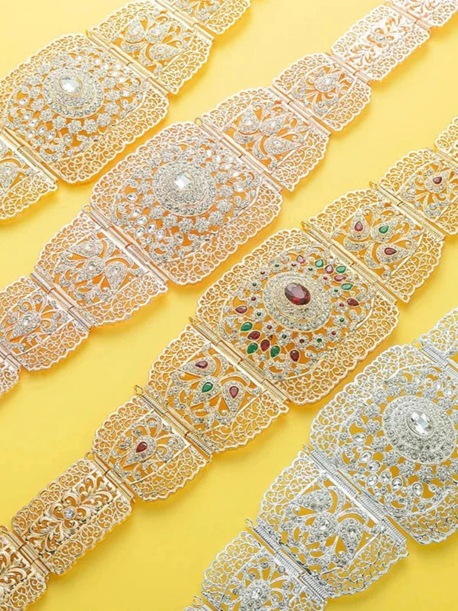 Ceinture Argenté pour Caftan