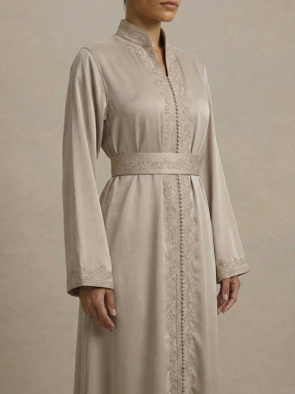 Caftan Blanc Simple