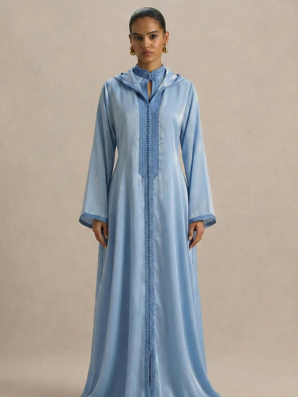 Djellaba Bleu Ciel (2 pièces)
