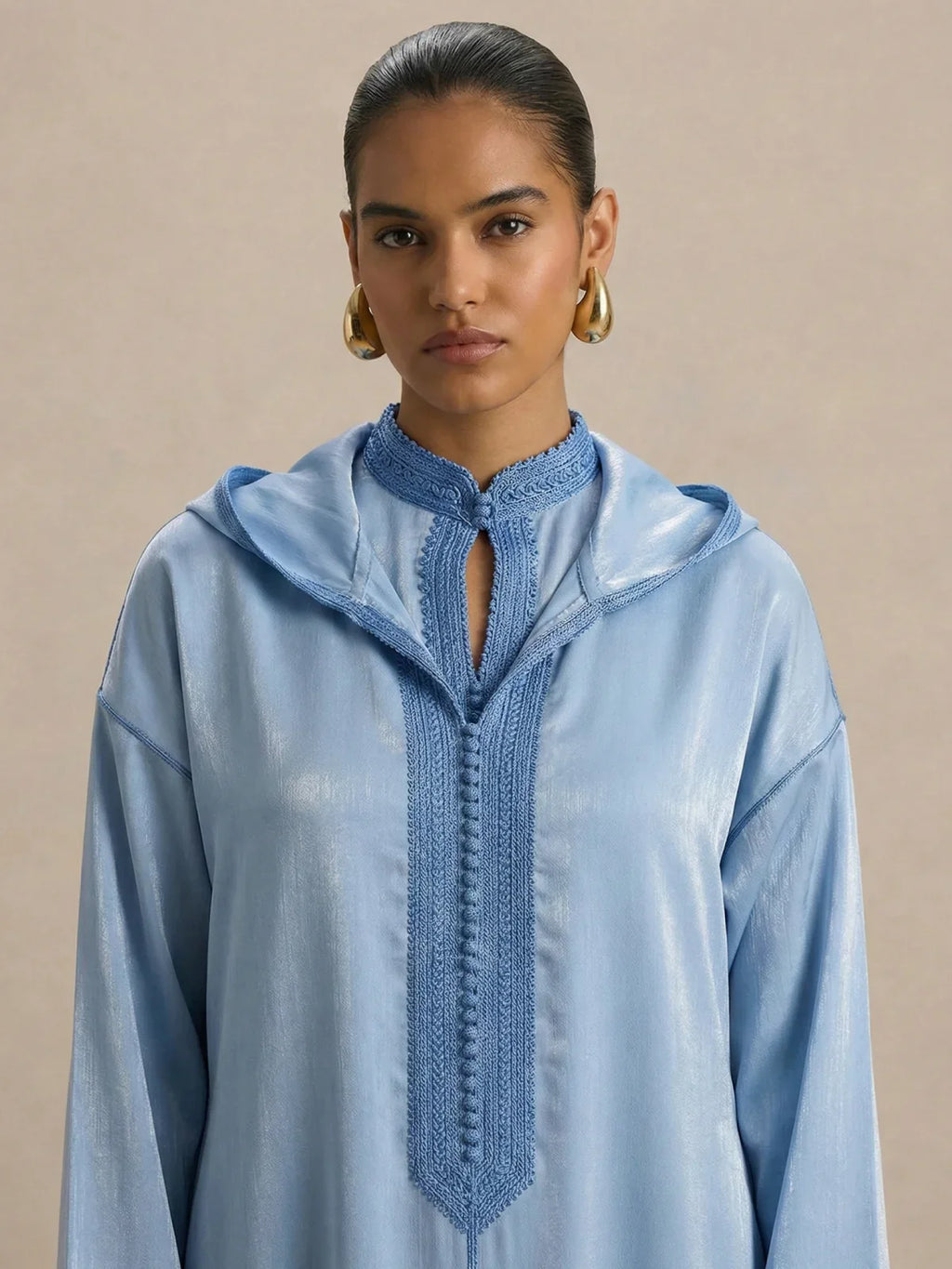 Djellaba Bleu Ciel (2 pièces)