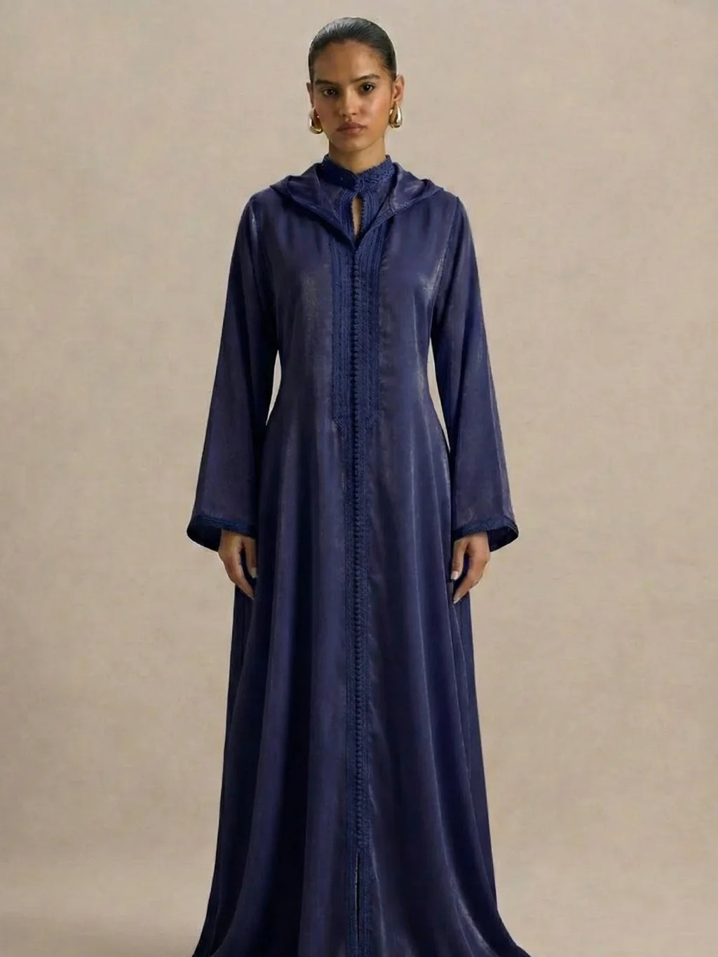 Djellaba Bleu Marine (2 pièces)