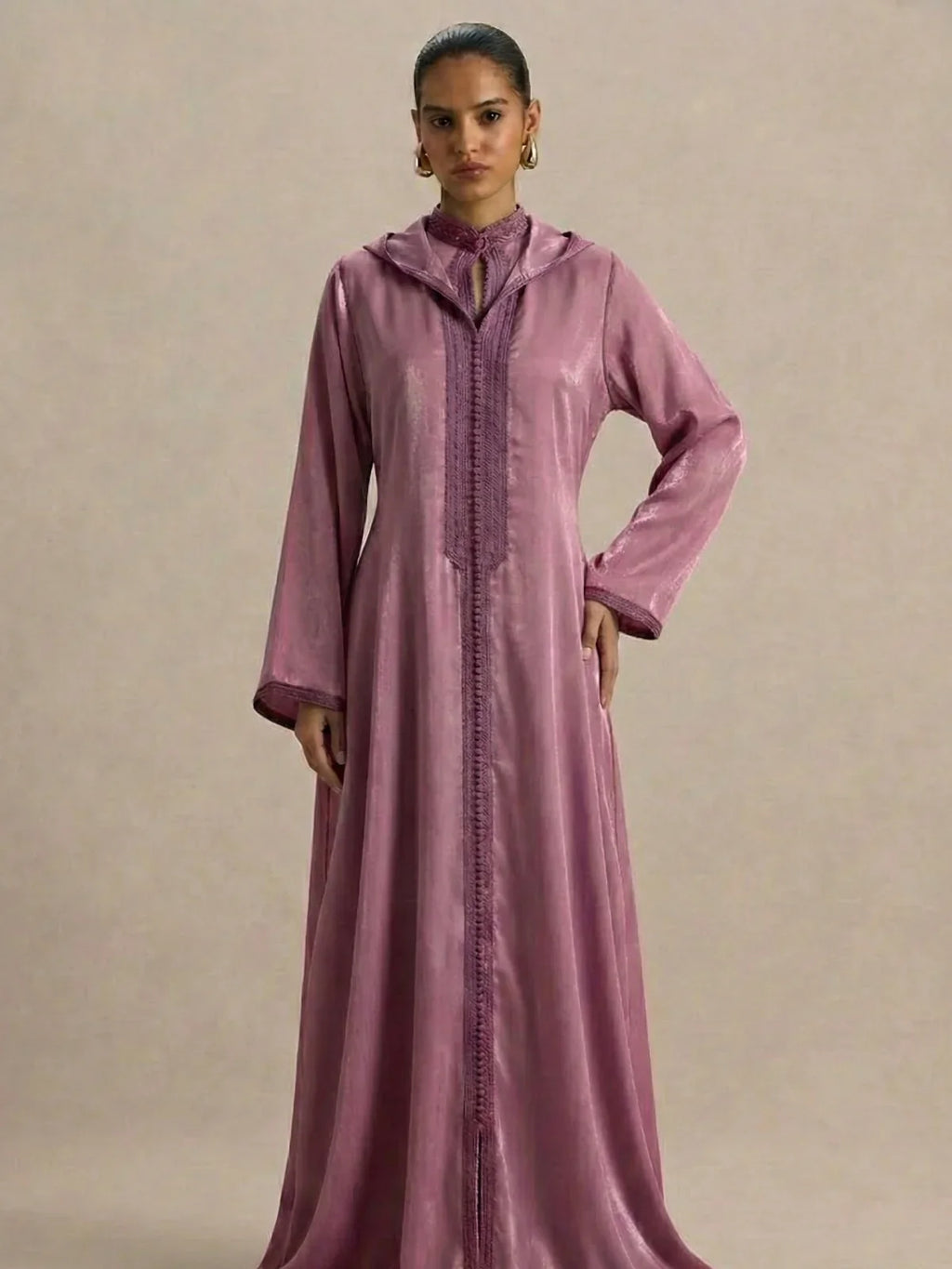 Djellaba Bordeau