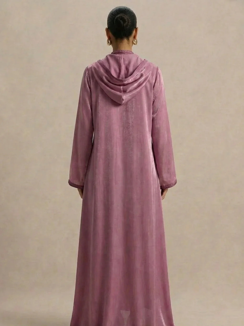 Djellaba Bordeau