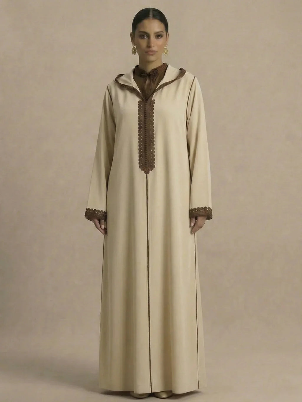 Djellaba Creme (2 pièces)