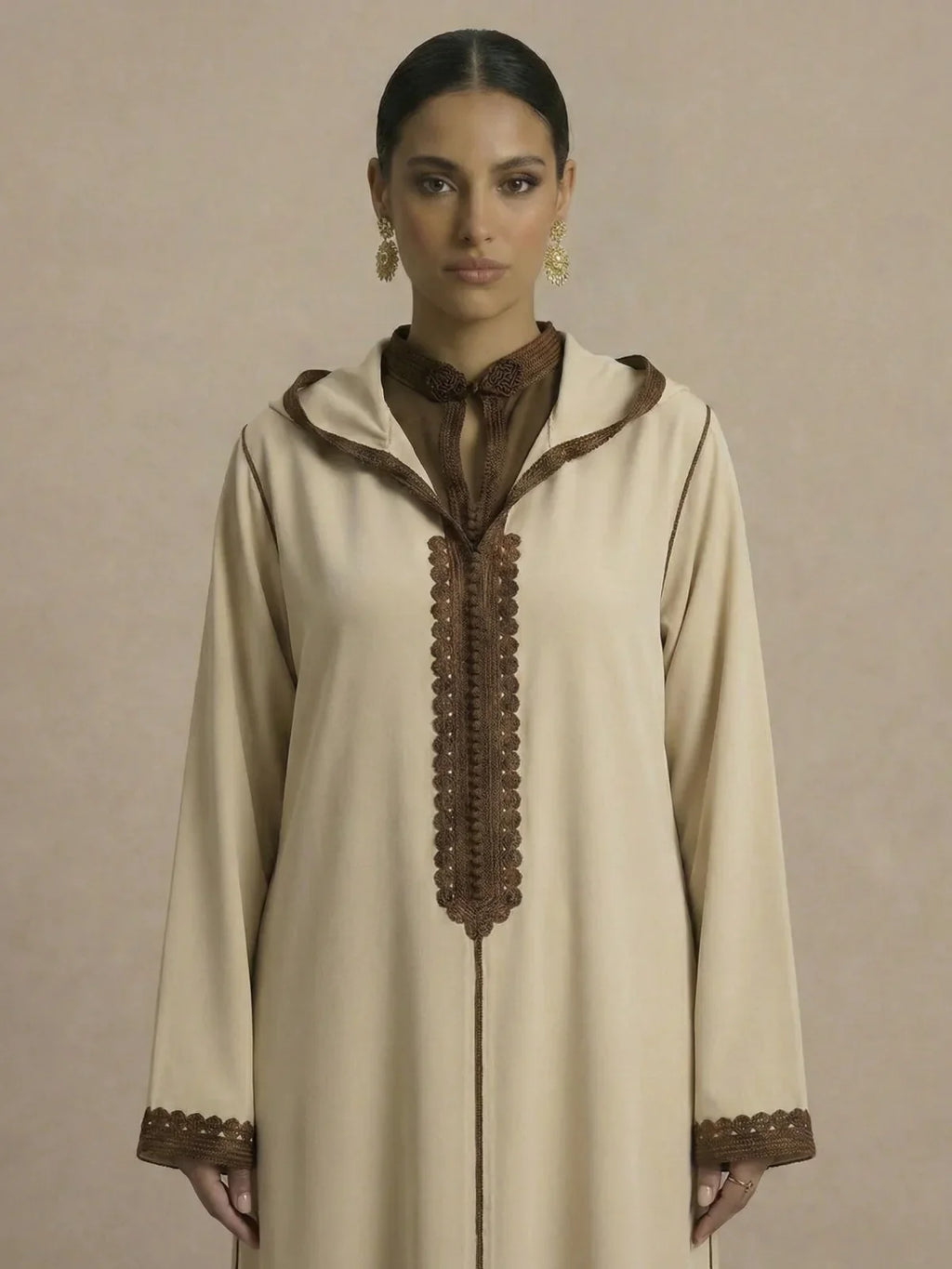 Djellaba Creme (2 pièces)