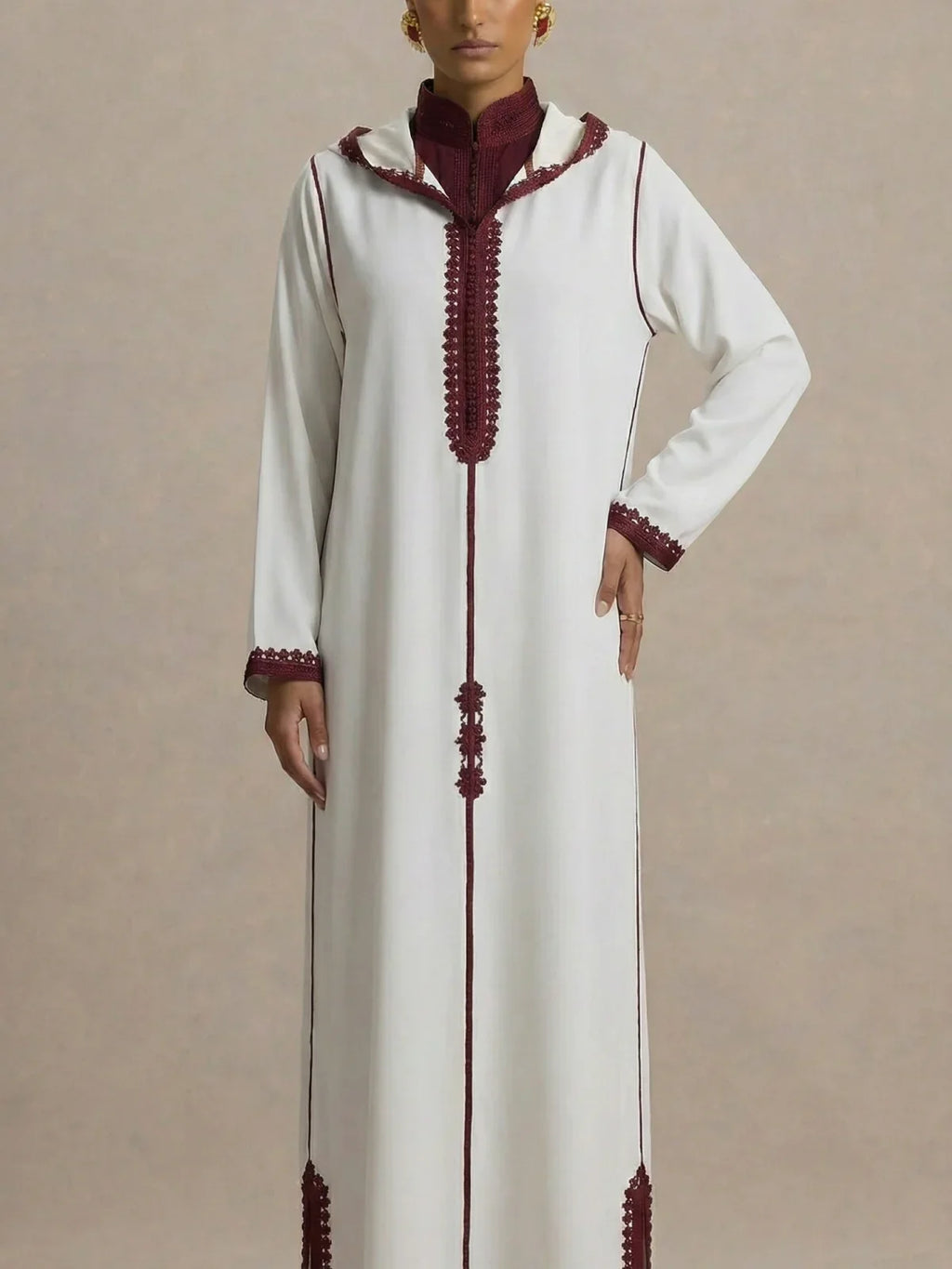 Djellaba Marocaine Traditionnelle (2 pièces)