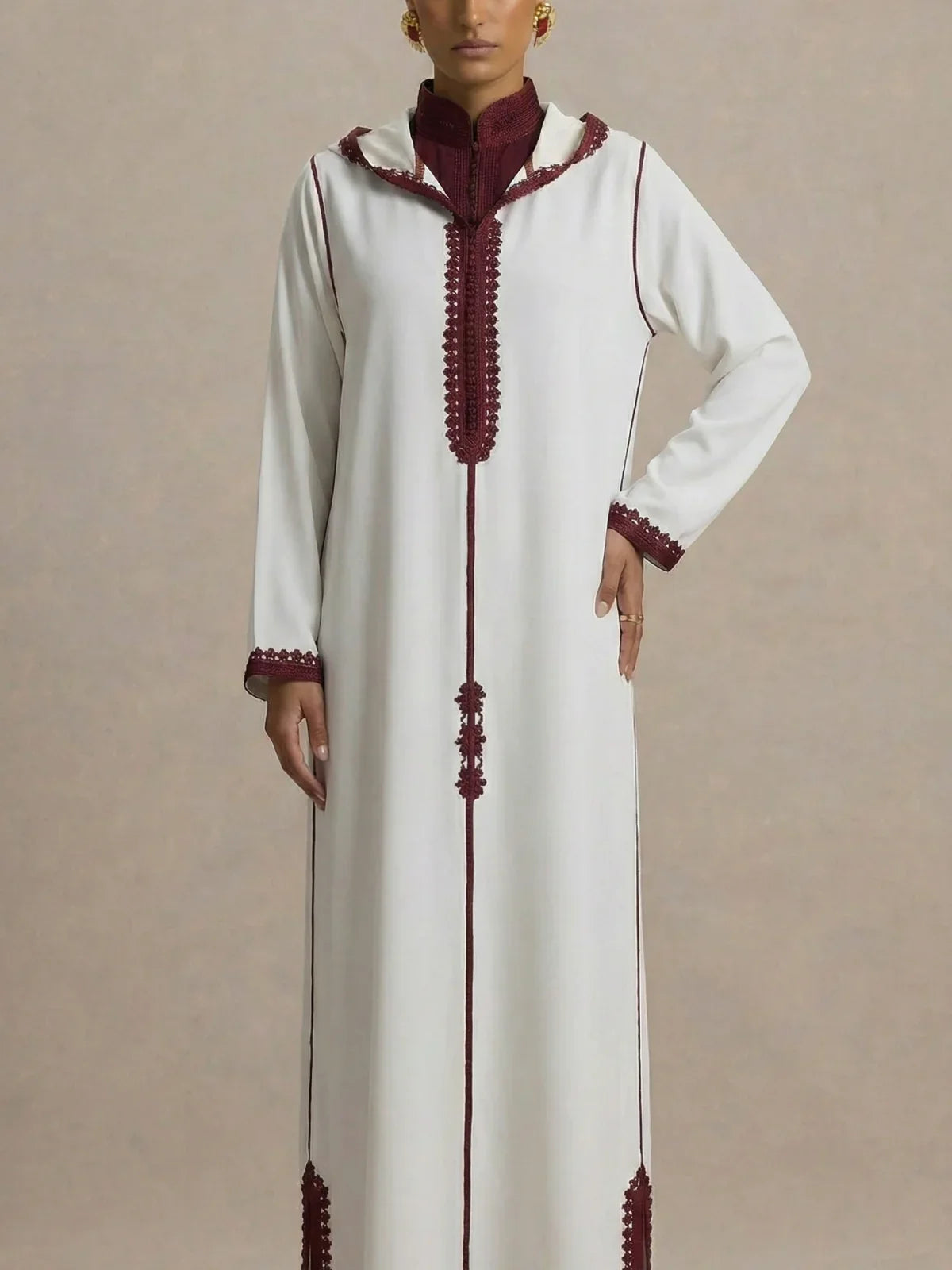 Djellaba Marocaine Traditionnelle (2 pièces)