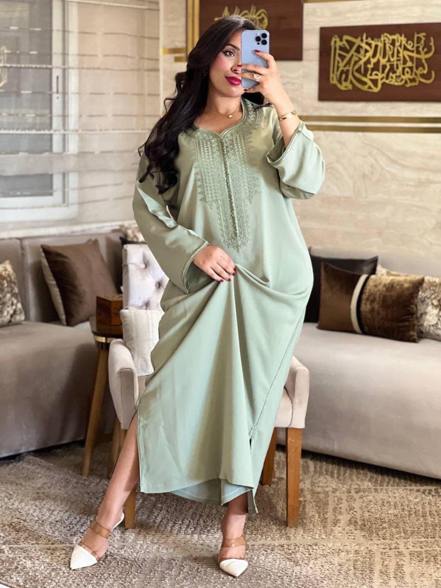 Djellaba Vert Clair
